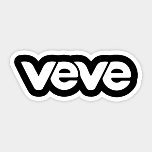 VeVe Black & White Series Logo Sticker